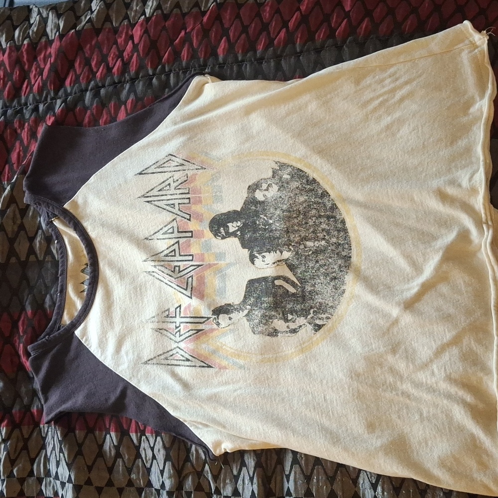 Def Leppard Graphic Tank Top Sleeveless Shirt L